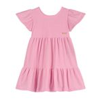 Vestido Infantil MeninaTexturizado Colorittá 