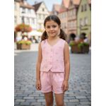 conjunto colete e shorts 