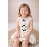 conjunto blusa e saia shorts 