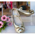 Sapatilha boneca infantil Pimpolho dourada