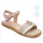 Sandália Menina arco iris Pimpolho nude