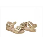 Sandália infantil boneca Pimpolho dourada