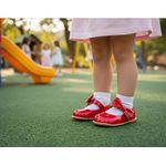 Sapatilha boneca menina Pimpolho vermelha