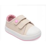 Tênis star kids star comfort pimpolho bege