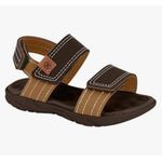 SANDALIA MOLEKINHO TIRAS ADERENTES REF 2400.155 Marrom