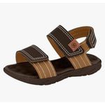 SANDALIA MOLEKINHO TIRAS ADERENTES REF 2400.155 Marrom