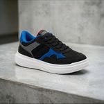 Tênis Infantil Klin Next Kids - PRETO/GRAFITE/ROYAL 