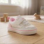 Tênis Infantil Klin Freestyle Baby - BRANCO/GELO/ROSA