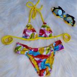 Biquíni Infantil Cortininha Amarelo