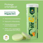 PROPOLIS VIT C (Vitamina C 1g + Zinco 7mg + Verdprópolis 125mg) - Cartucho c/ 3 Tubos - Vitamina Efervescente Sabor Laranja 