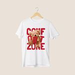 Camiseta Unissex em Algodão Estampa Confort Zone Branca