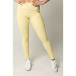 Calça Fitness Canelada Anamadu Amarelo