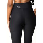 Calça Fitness Canelada Anamadu Preto
