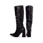 Bota Franzida Feminina Preto