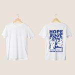 Camiseta Unissex em Algodão Estampa Hope Branca