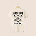 Camiseta Unissex em Algodão Estampa Journey of Life Off White