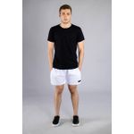 Short Mauricinho 100% Poliéster Liso Branco