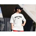 CAMISETA UNISSEX BRANCA NY