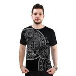 Camiseta-Medalha de São Bento.GCA650