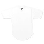 Camiseta Bodybuilding Branco Com Preto