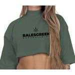 CROPPED BODYBUILDING VERDE MUSGO COM PRETO