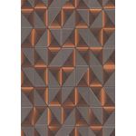 PAPEL DE PAREDE GEOMETRICO 0,53X10MT