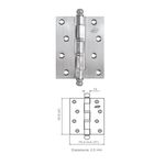 DOBRADICA 4X3 C/CART 3UNI CR