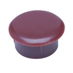 TAPA FURO MARROM CLARO 12MM - EMB C/100 STAR 13057 