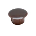 TAPA FURO MARROM CLARO 10MM - EMB C/100 STAR 13058 