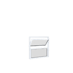 BASCULANTE AÇO BRANCA 040X040 SEM GRADE 1BSC COM PEITOR