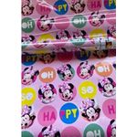 PAPEL DE PAREDE ADESIVO DISNEY 10M UN MINNIE 946