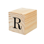 CUBO PINUS LETRA - R