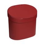 Lixeira com tampa para pia 4 L – Vermelho Bold