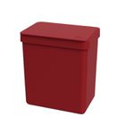 LIXEIRA SINGLE 2,5L - VERMELHO BOLD