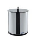 LIXEIRA INOX C/TAMPA 3,2L