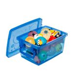 MINI ORGANIZADOR PLAST.AZ C/TRAV 400ML