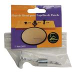PINO METAL 1,5 CM CROMADO COM BUCHA PLASTICA 6MM