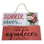 JOGO PLACAS CORDA C/2 SORRIR VIVER