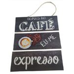 JOGO PLACAS CORDA C/3 DEPOIS DO CAFE