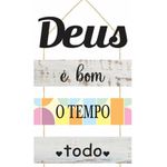 JOGO PLACAS CORDA C/4 DEUS E BOM O TEMPO TODO