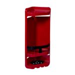 SUPORTE PLAST P/BANHEIRO CANTO 21X14X41CM VERM/PT KANT3 