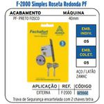 TRAVA SEG SIMPLES BLISTER F2000 PF ALIANCA