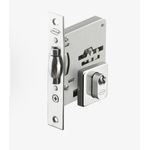 FECHADURA AUX C/ ROL INOX 2791 PADO