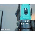 Combo Parafusadeira/Furadeira a Bateria 12V Li-Ion e Aspirador de Pó com Carregador