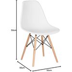 CADEIRA EAMES PP BRANCA DSW-M