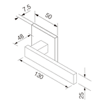 FECHADURA EXT ZM ROS QUAD RETRO 411-90E BRT