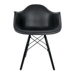 CADEIRA EAMES CONCHA PP PRETO DSW-INJ