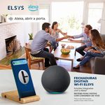 FECHADURA DIGITAL EMBUTIR WI-FI COM BIOMETRIA ESF-DE4000B