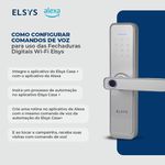 FECHADURA DIGITAL EMBUTIR WI-FI COM BIOMETRIA ESF-DE4000B