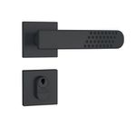 FECHADURA EXTERNA 803/21 ROS QUAD PRETO FOSCO